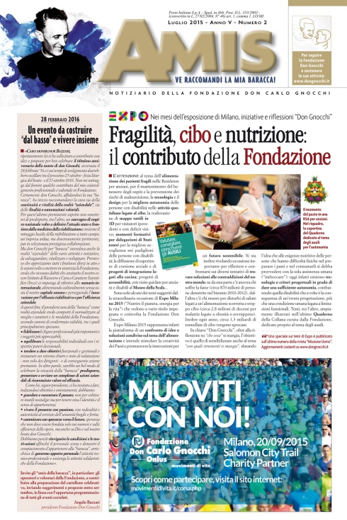 Disabili DOC – In distribuzione il nuovo numero del notiziario trimestrale “Amis” – Fondazione Don Carlo Gnocchi Onlus