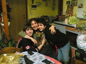 Disabili DOC – Vanna Menegatti con i figli festeggia il Natale del 2003