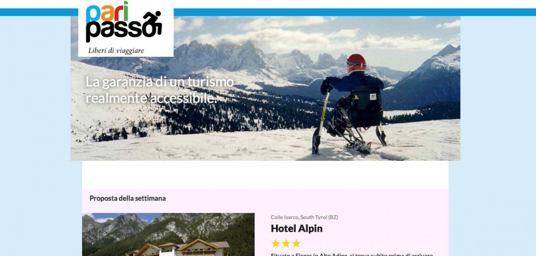 Disabili DOC – Paripasso.it, screenshot della home page