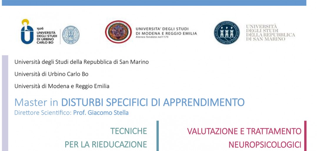 Disabili DOC – Disturbi apprendimento – Master in “Disturbi Specifici di Apprendimento – DSA”