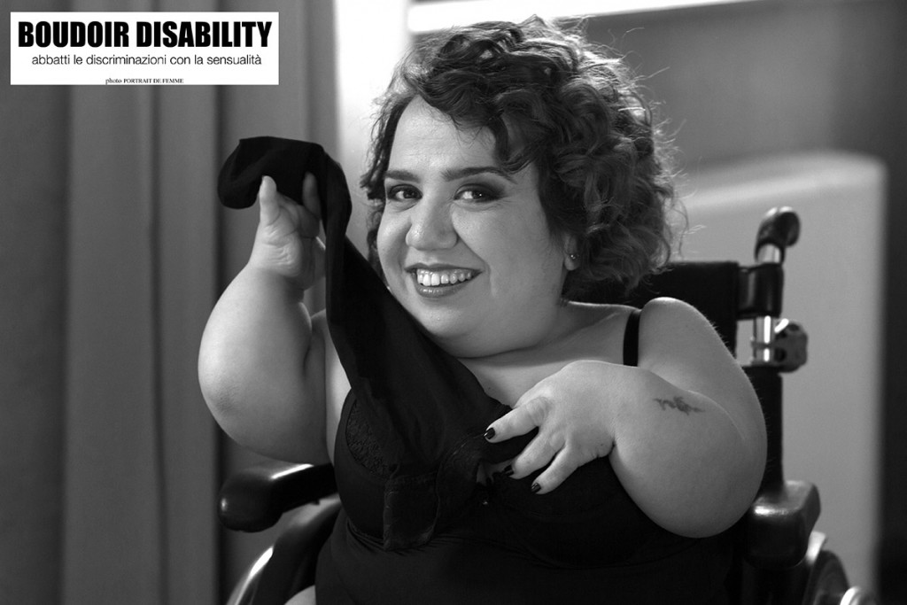 Disabili DOC – Valentina Tomirotti interpreta se stessa per il progetto Boudoir Disability