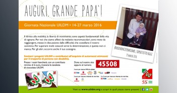 Disabili DOC – Giornata Nazionale UILDM, 14-27 marzo 2016, per la “Festa del Papa”