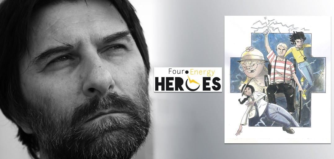 Disabili DOC – L'Arte nel Cuore, fumetto “Four Energy Heroes” disegnato da Luigi Spagnol