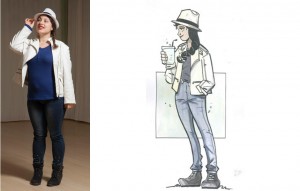 Disabili DOC – L'Arte nel Cuore, fumetto “Four Energy Heroes”: Anika as Marietta