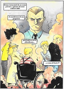 Disabili DOC – L'Arte nel Cuore, fumetto “Four Energy Heroes”: una tavola del fumetto