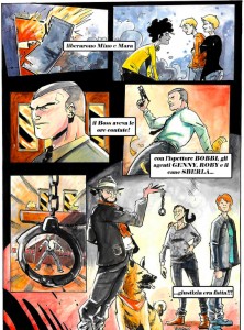 Disabili DOC – L'Arte nel Cuore, fumetto “Four Energy Heroes”: una tavola del fumetto