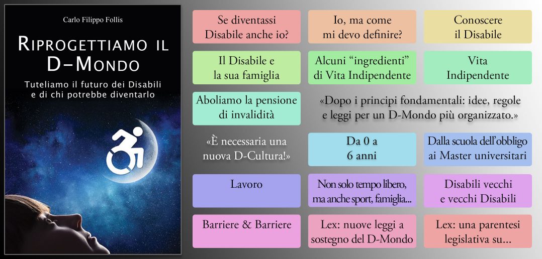 Disabili DOC – “Riprogettiamo il D-Mondo”, Libro ed eBook – Argomenti primari