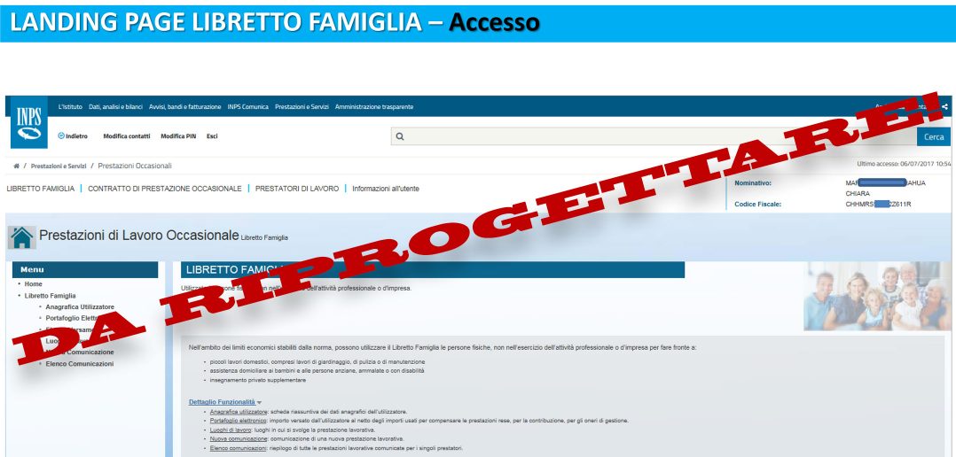 Disabili DOC – Home Page INPS Libretto Famiglia 2019