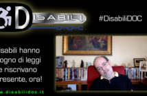 Disabili DOC – Copertina del video in cui Carlo Filippo Follis chiede, per Disabili e Anziani, gli interventi necessari tanto più in epoca di Coronavirus