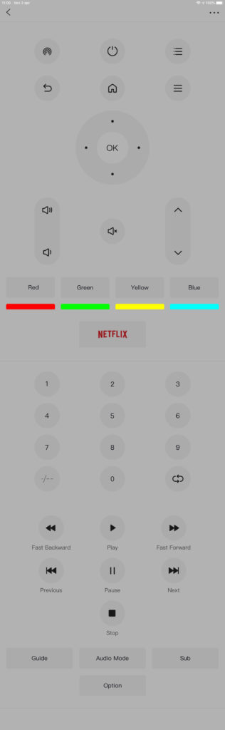 Disabili DOC – App “BroadLink”, concept per una schermata che escluda ogni area pop-up a favore di un “telecomando scrollabile”