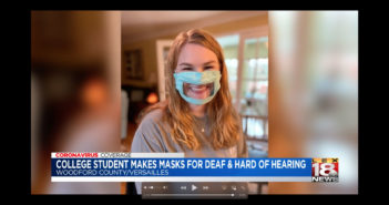 Disabili DOC – Ashley Lawrence, 21 anni, inventa la mascherina trasparente che consente la lettura labiale usata da non udenti o persone con seri problemi di udito