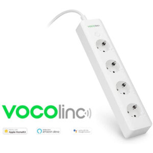 Disabili DOC – VOCOlinc VP2, multipresa smart; compatibile con Siri tramite la App Casa di Apple HomeKit, con Alexa e Google Assistant