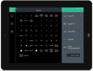 Disabili DOC – “Speciale Logitech Harmony Elite” – Su iPad la App Harmony, comandi del dispositivo in uso