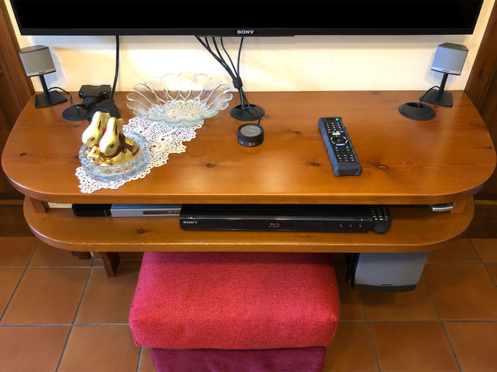 Disabili DOC – Mobile TV parte 1ª – Così si presentava il mobile TV prima della revisione dell'estate 2020, visto dall'alto