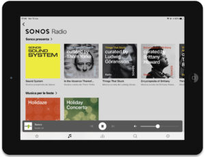 Disabili DOC – “Speciale Sonos Beam” – App Sonos, schermata Musica ➡︎ Radio