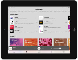 Disabili DOC – “Speciale Sonos Beam” – App Sonos, schermata Musica ➡︎ Radio ➡︎ In primo piano