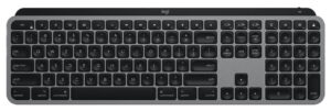 Disabili DOC – “Speciale Logitech MX Keys” – L'immagine mostra la tastiera vista dall'alto