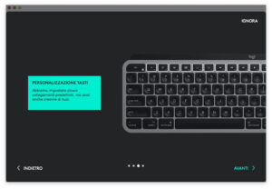 Disabili DOC – “Speciale Logitech MX Keys” – App Logi Options – 3ª schermata del tour: la personalizzazione dei tasti