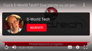 Disabili DOC – Invito a iscriversi al nuovo canale YouTube: D-World Tech