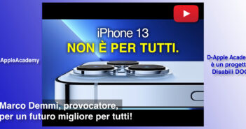 Disabili DOC – Immagine di copertina di “#DAppleAcademy / Parte 11ª / VIDEO / Marco Demmi, prima voce per “idee DOC” e “D-World Tech””