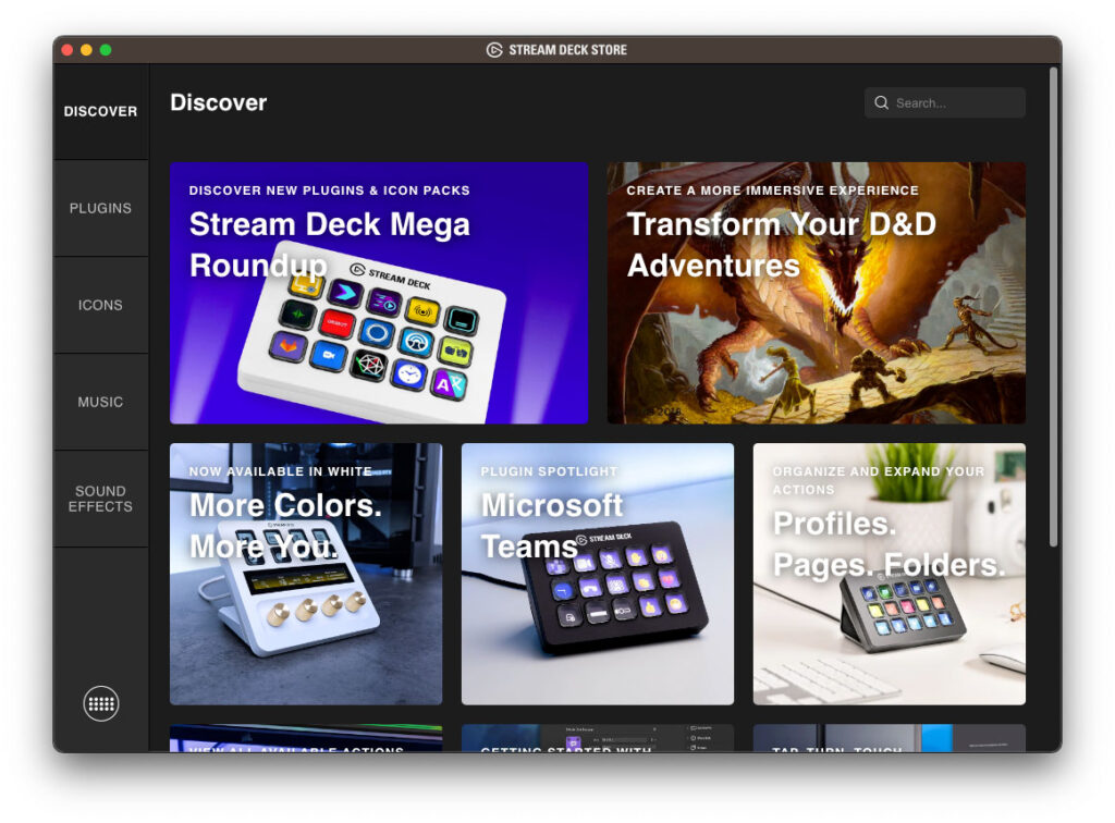 Disabili DOC – App Stream Deck, schermata, finestra, dello Stream Deck Store