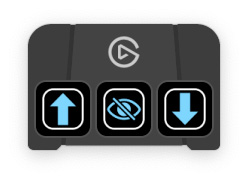 Disabili DOC – Questa è la “Action Bar” di Stream Deck Pedal che potete scegliere di visualizzare come flottante e tenere così d'occhio le azioni associate ai pedali