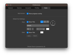 Disabili DOC – App Stream Deck, pannello “Stile” introdotto con la versione 6.2.0